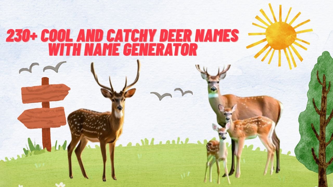 230+ Cool And Catchy Deer Names With Name Generator