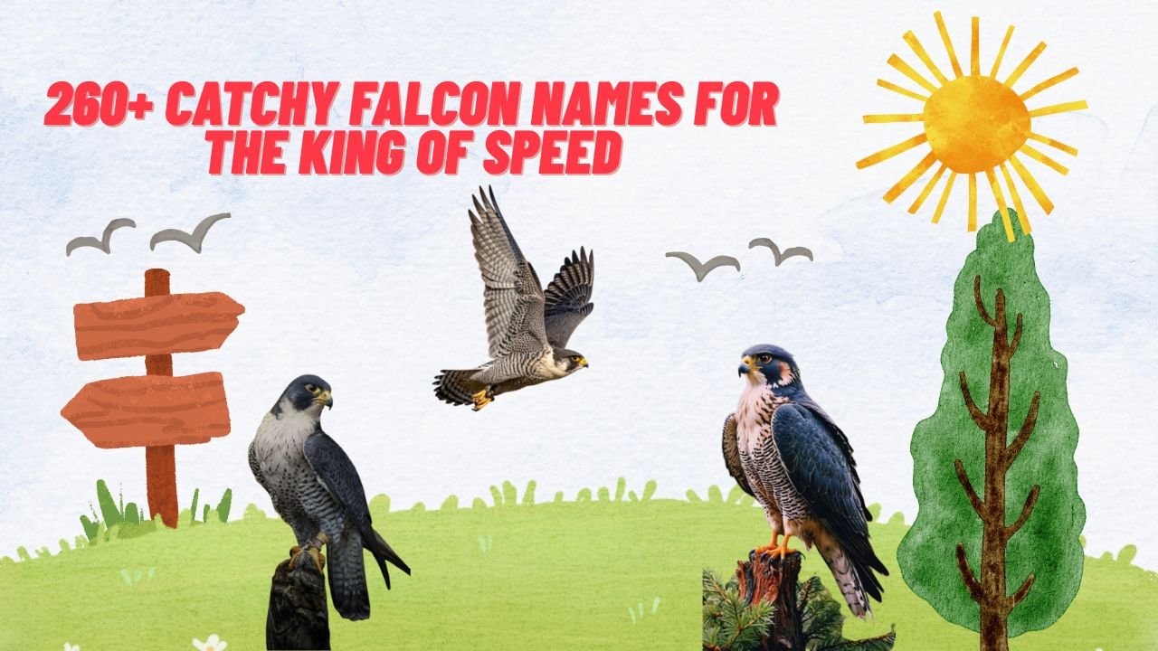 260+ Catchy Falcon Names For The King Of Speed