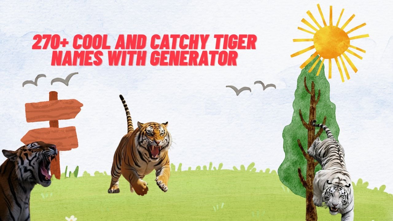270+ Cool And Catchy Tiger Names With Generator