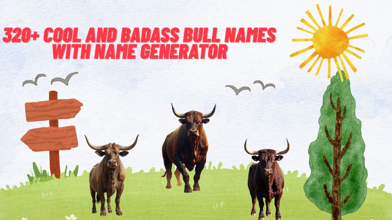 320+ Cool And Badass Bull Names With Name Generator