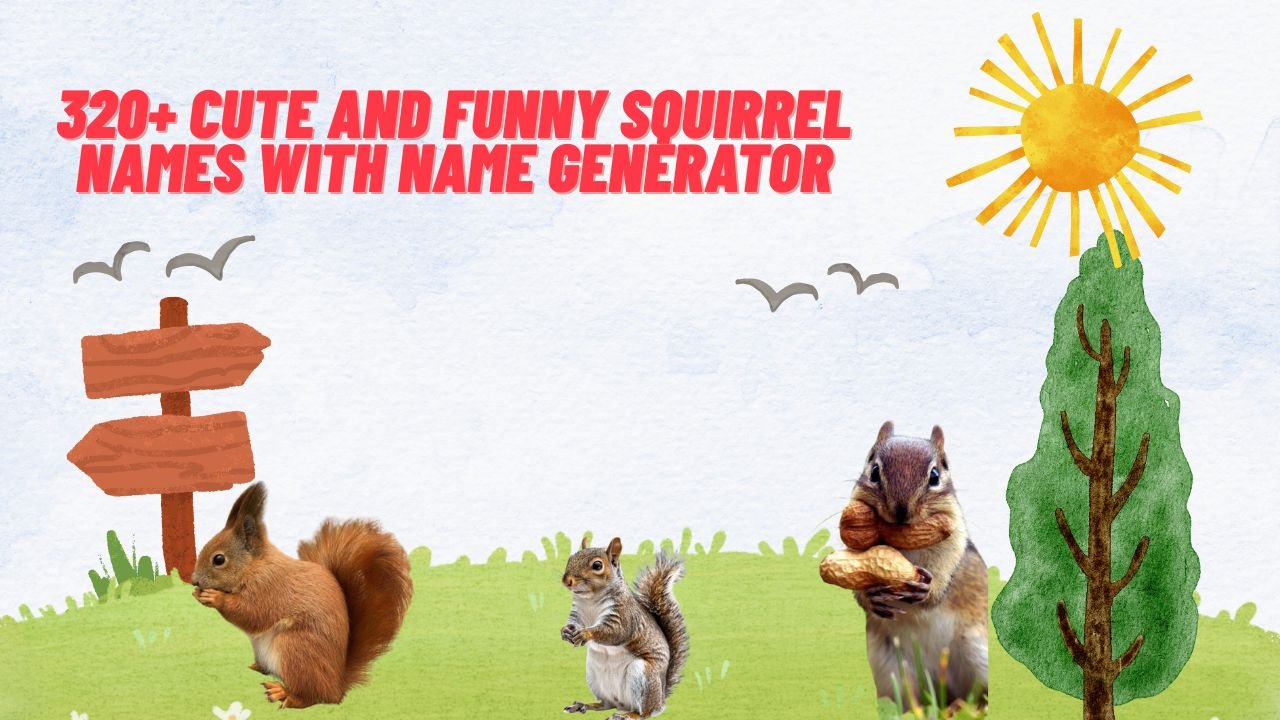 320+ Cute And Funny Squirrel Names With Name Generator