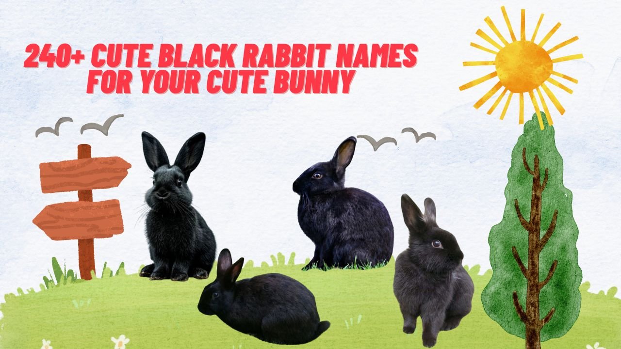 240+ Cute Black Rabbit Names For Your Cute Bunny