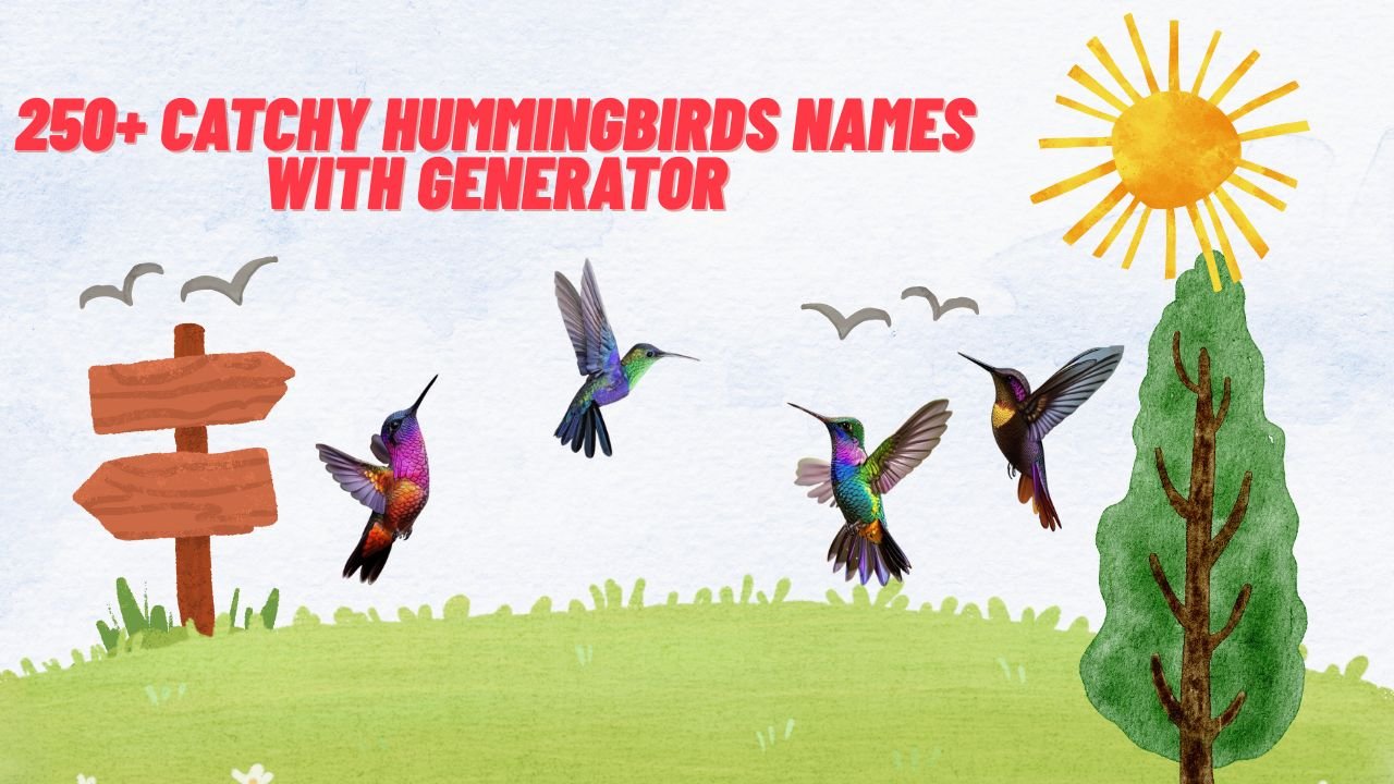250+ Catchy Hummingbirds Names With Generator