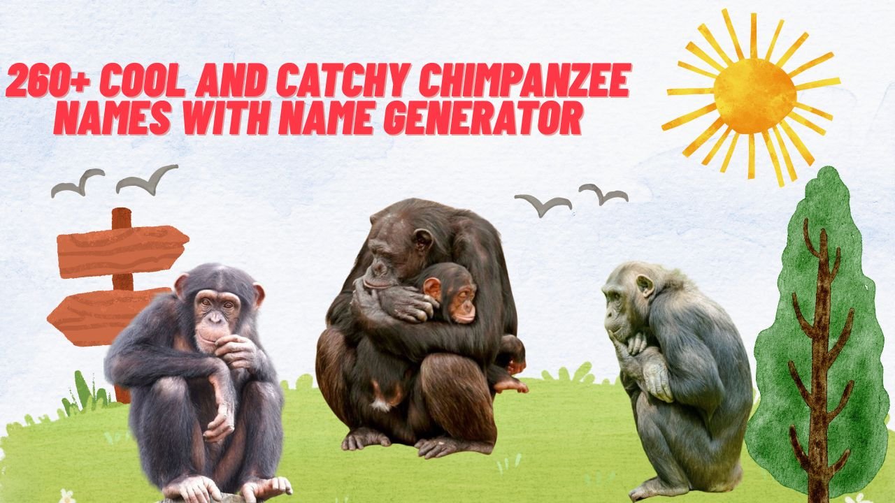 260+ Cool And Catchy Chimpanzee Names With Name Generator
