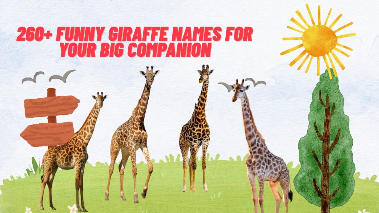 260+ Funny Giraffe Names For Your Big Companion