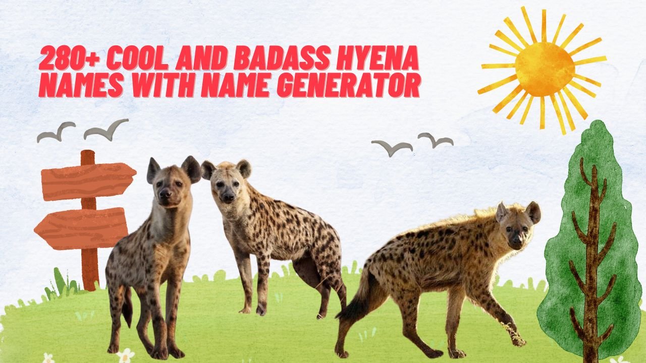 280+ Cool And Badass Hyena Names With Name Generator