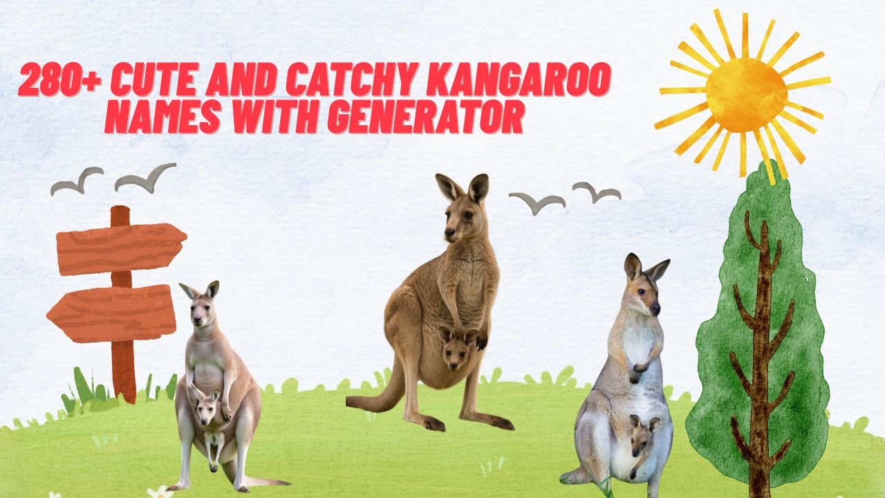 280+ Cute And Catchy Kangaroo Names With Generator