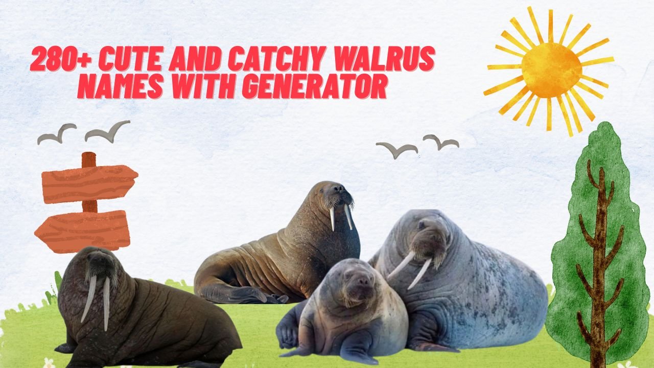 280+ Cute And Catchy Walrus Names With Generator