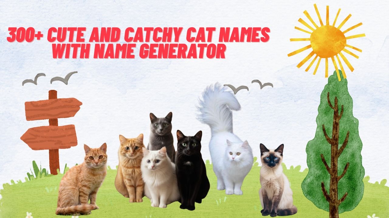 300+ Cute And Catchy Cat Names With Name Generator