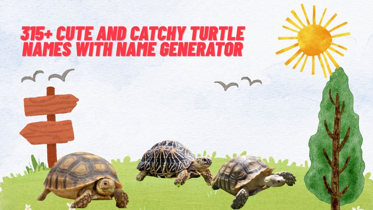 315+ Cute And Catchy Turtle Names With Name Generator