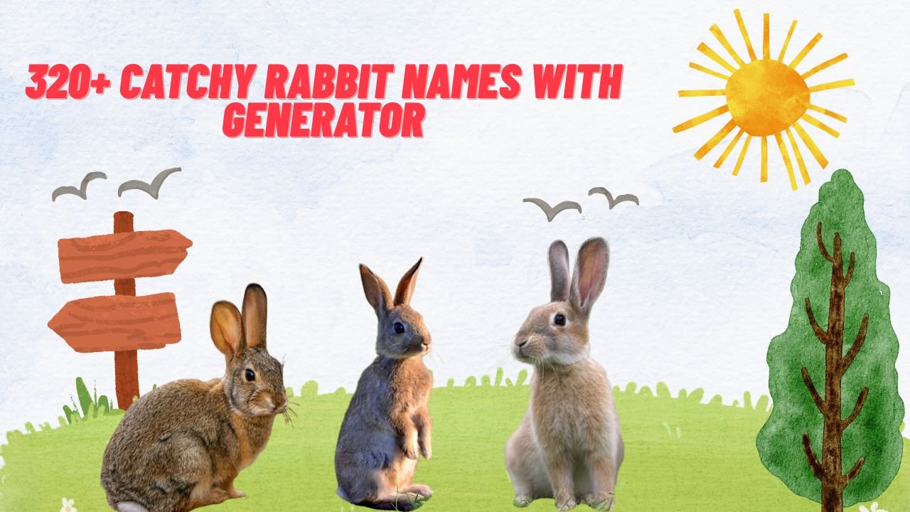 320+ Catchy Rabbit Names With Generator