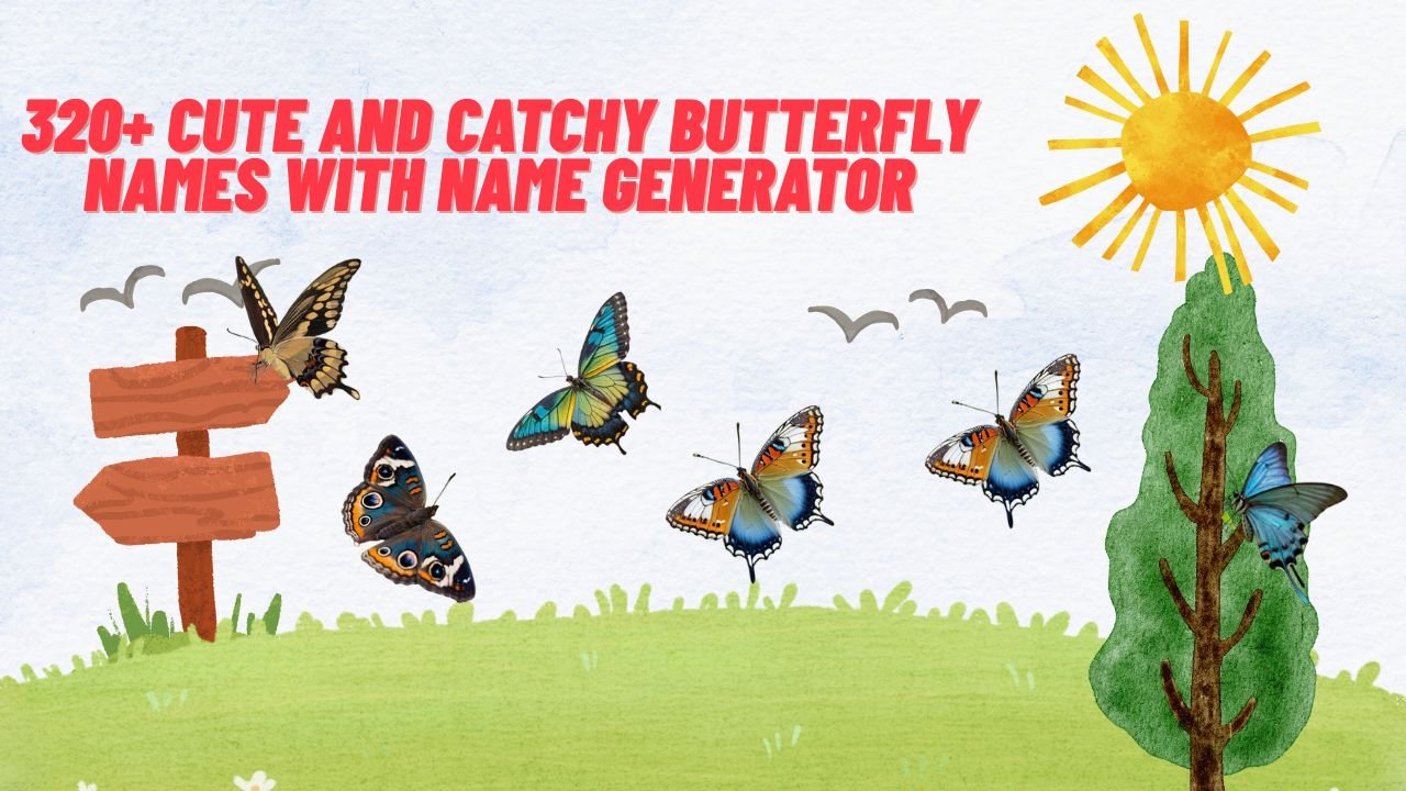 320+ Cute And Catchy Butterfly Names With Name Generator
