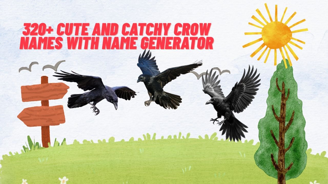 320+ Cute And Catchy Crow Names With Name Generator