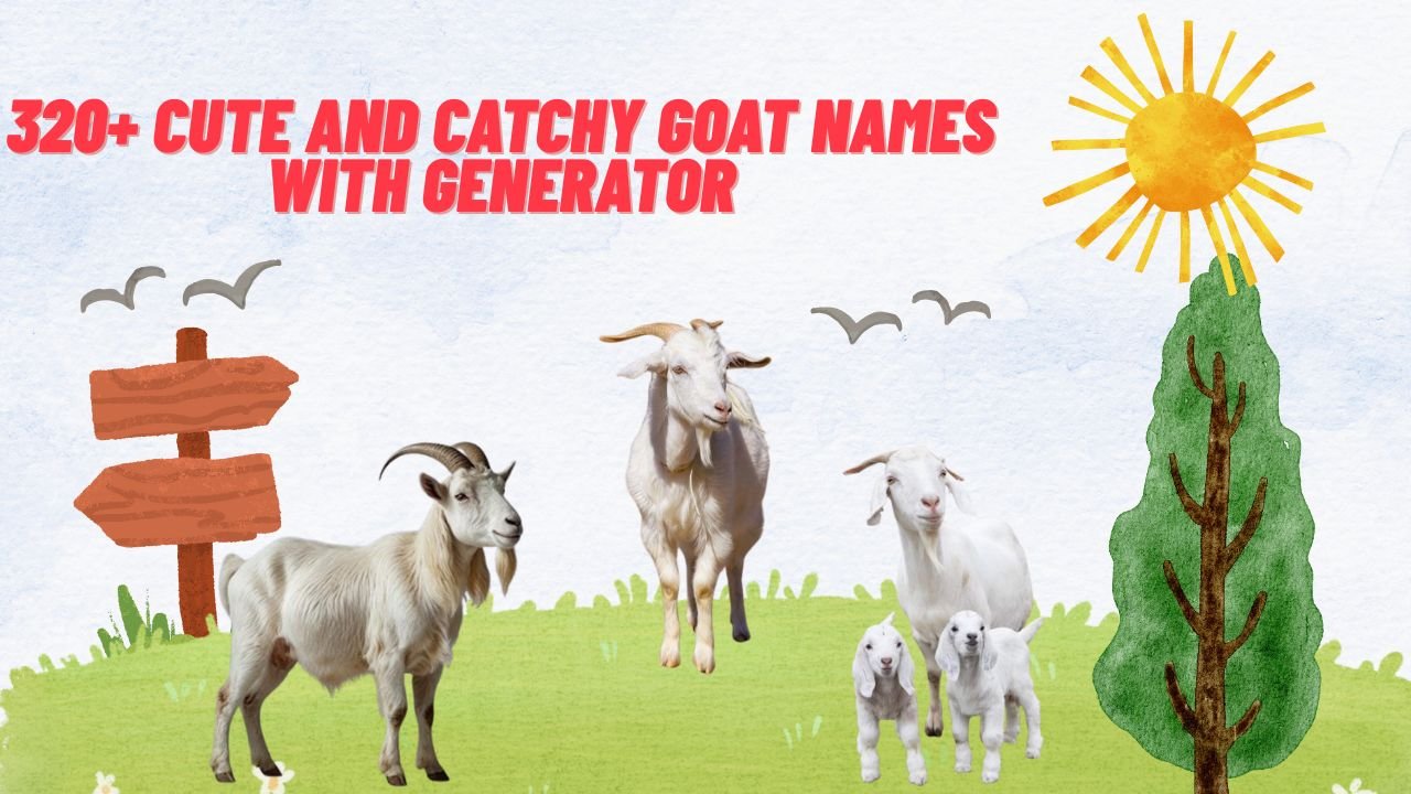 320+ Cute And Catchy Goat Names With Generator