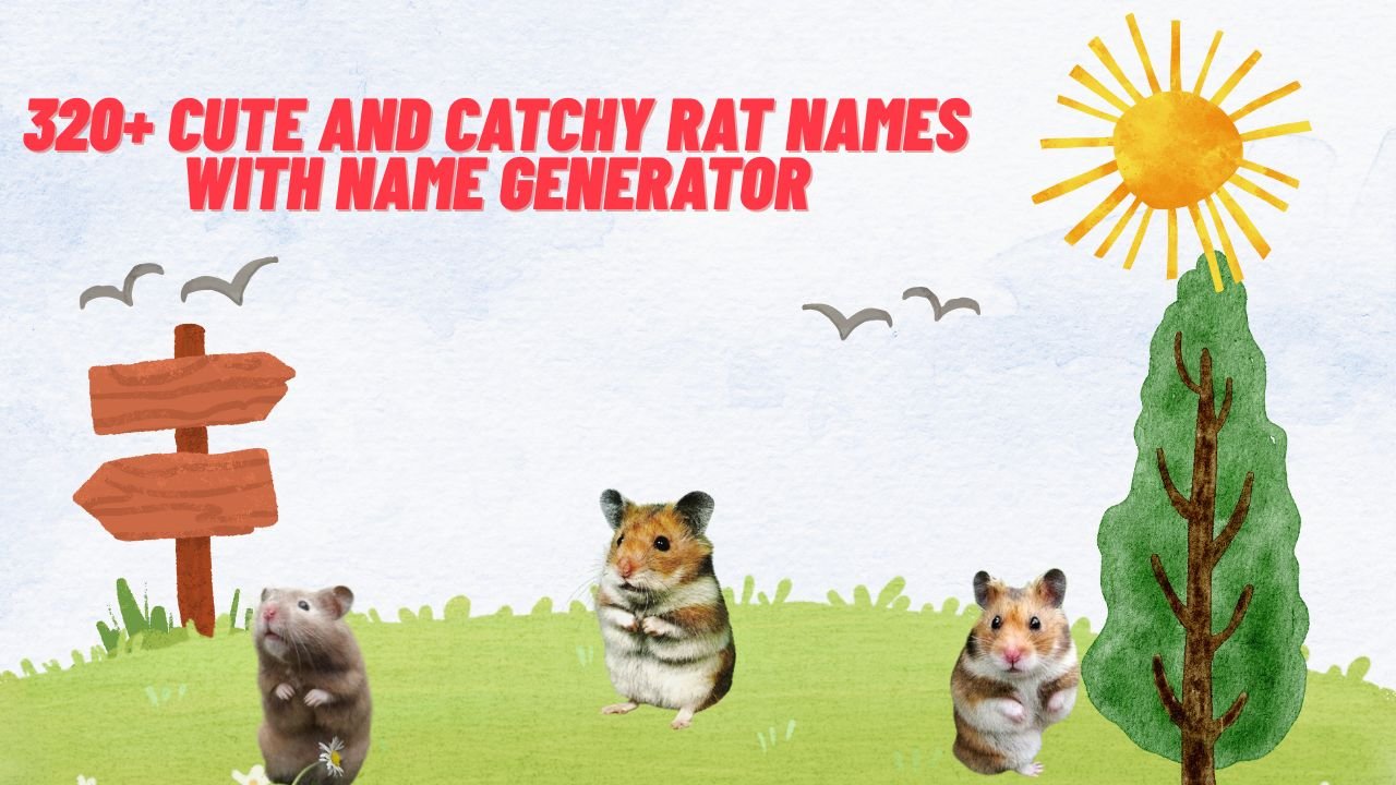 320+ Cute And Catchy Rat Names With Name Generator