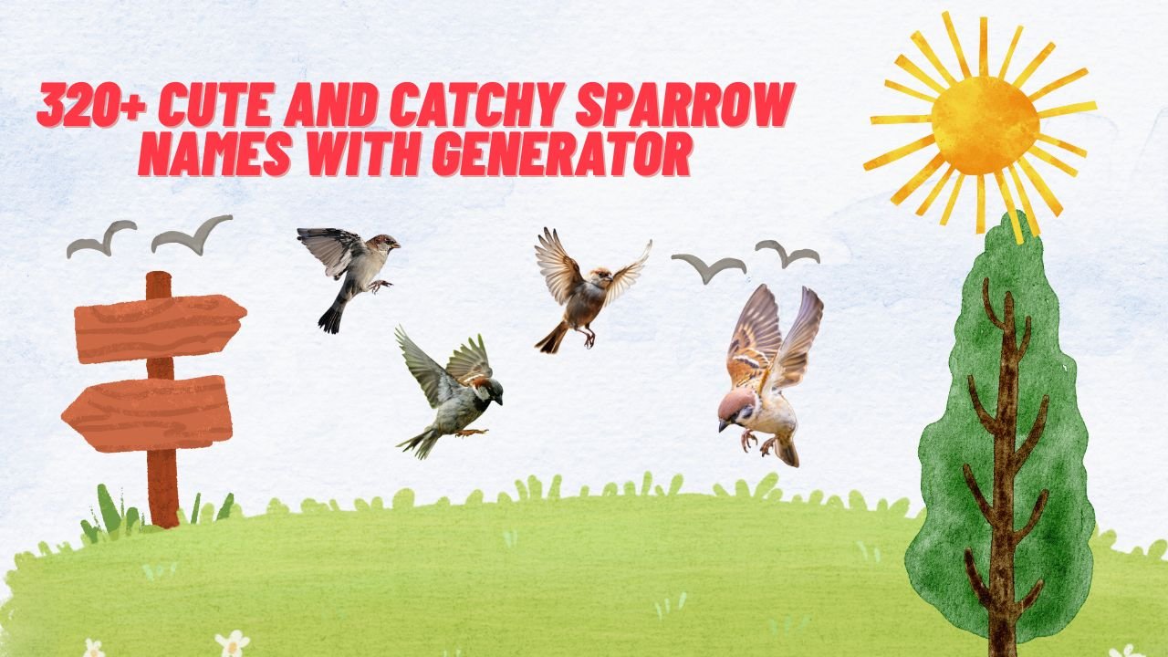 320+ Cute And Catchy Sparrow Names With Generator