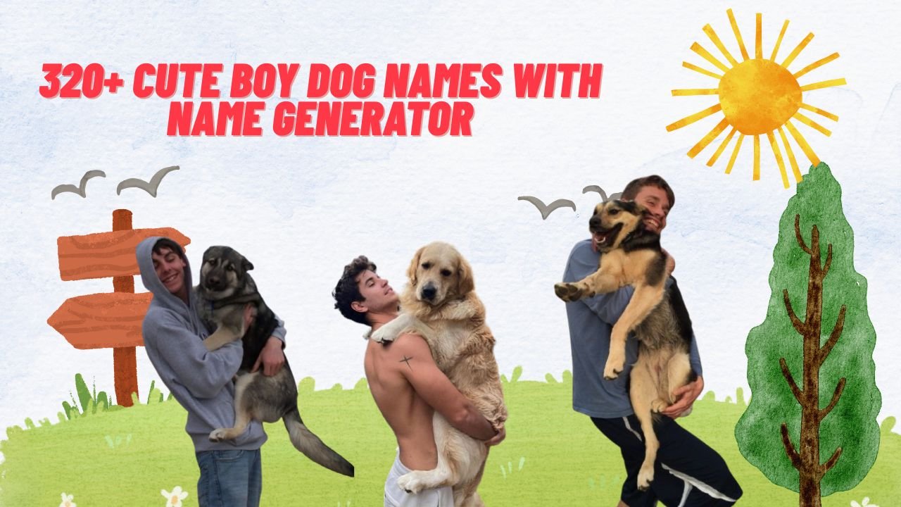 320+ Cute Boy Dog Names With Name Generator